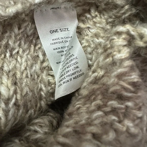 Hinge Textured Knit Women's Sweater in Brown - Picture 6 of 6